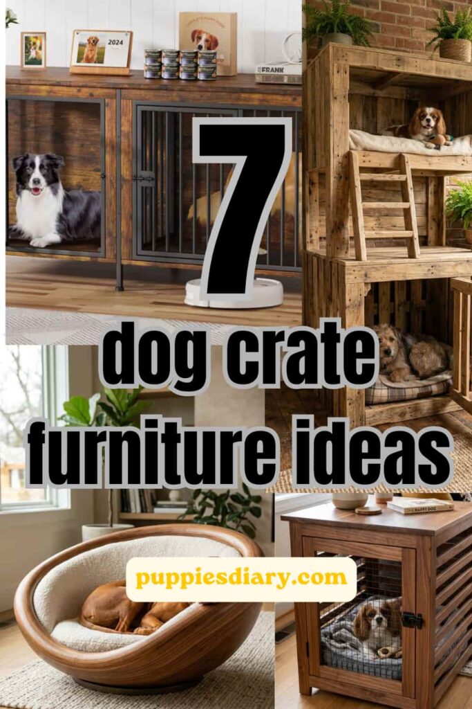 7 dog crate furniture ideas 1 7 dog crate furniture ideas