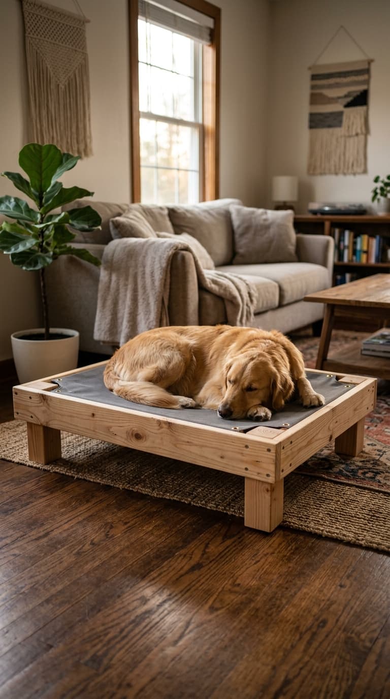 7 comfortable DIY dog beds you can build on a budget 3 Dog Bed Wood