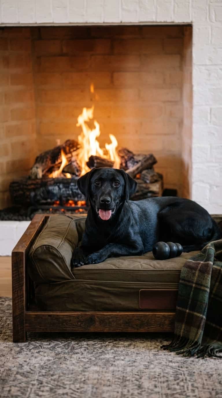 7 Best dog bed ideas next your bed 6 Fireside Dog Lounge Raised Bed
